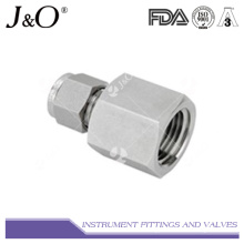 Stainless Steel Female Thread Connector Swagelok Pipe Fitting